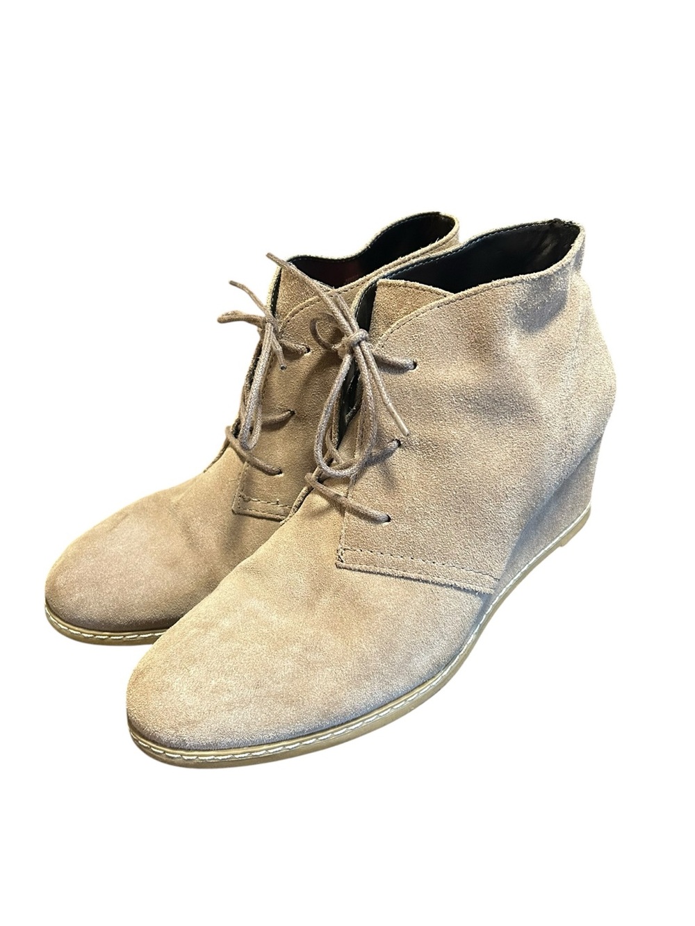 Bjorndal Womens Shoes Bjorndal Rachel Wedge Heel Chukka Bootie Size 9.5 - Picture 3 of 6